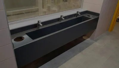 Раковины из искусственного камня для ванной на заказ в СПб