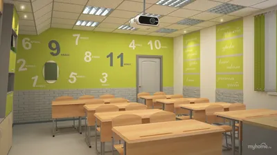 Современный кабинет начальной школы - 60 фото