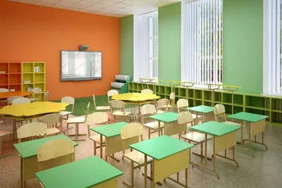 Цвет стен в школьном кабинете - 65 фото