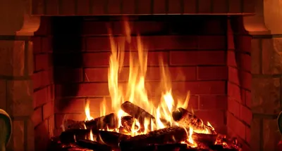 Огонь - Fireplace - живые обои