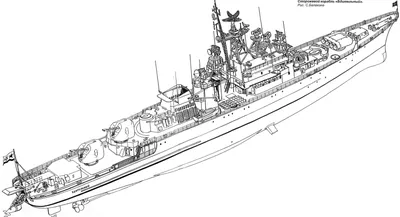 СКР \"Беззаветный\" - купить готовую модель корабля проекта 1135. Чертежи