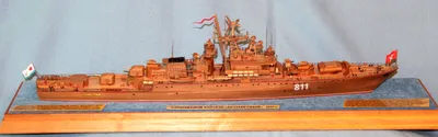 СКР \"Беззаветный\" - купить готовую авторскую модель корабля проекта 1135