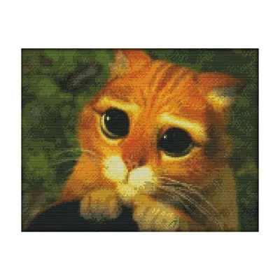 Кот из Шрека с большими глазами - 58 фото: смотреть онлайн