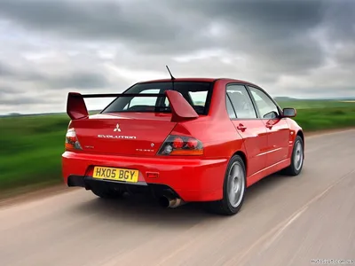 Спойлер Evo-style трехсоставной на багажник Mitsubishi Lancer 9