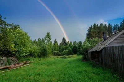 Обои на монитор | Лето | деревня, пейзаж, лето