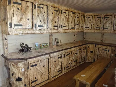 Кухня из дерева своими руками — фото интерьеров - Портал о строительстве,  ремонте и дизайне