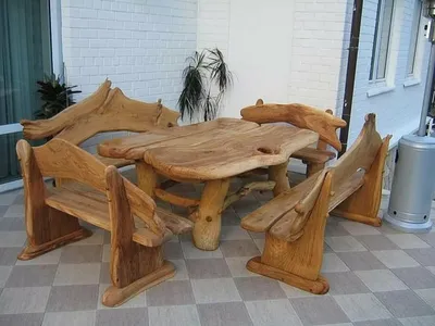 Мебель из натурального дерева своими руками для дома и сада: инструкции по  изготовлению