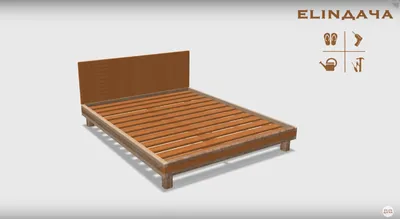 Кровать своими руками из дерева | Пикабу