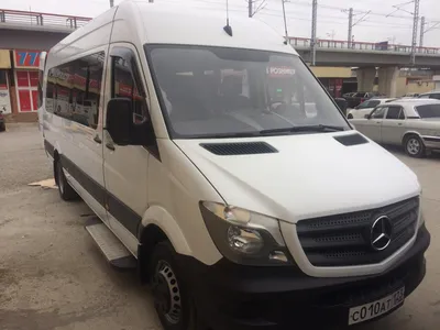 Аренда белого 19 местного микроавтобуса Mercedes-Benz Sprinter на свадьбу