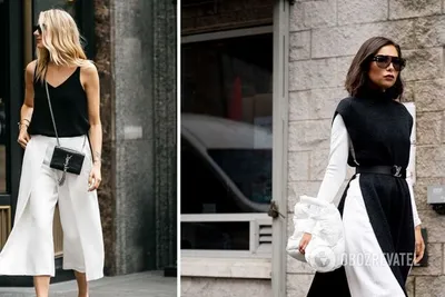 С чем сочетать черно-белые вещи: стилист показала модные луки. Фото | Мода  | OBOZREVATEL