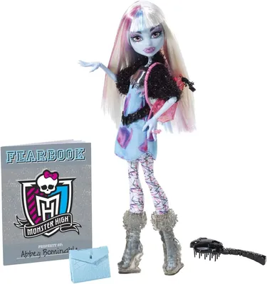 Mattel Y8498 - Monster High - Abbey Bominable, Puppe mit Jahrbuch:  Amazon.de: Spielzeug