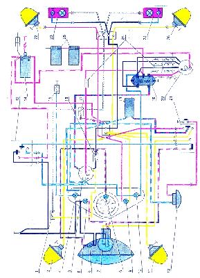 Схема электрооборудования мотороллера Муравей и Тулица