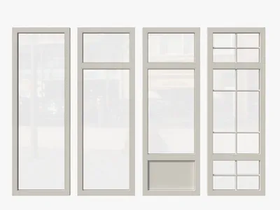Базовый набор пластиковых окон и дверей (25360) 3D модель - Скачать 3D  модель Базовый набор пластиковых окон и дверей (25360) | 25360 | 3dbaza.com