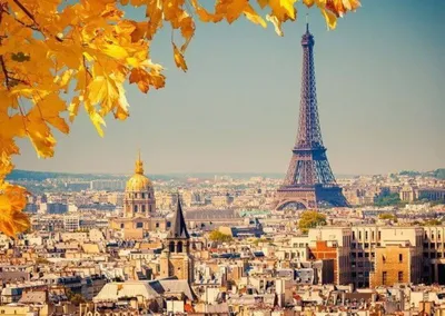 Картина на полотне Осень в Париже № s09941 в ART-holst.com.ua