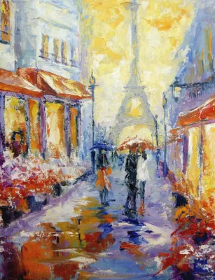Картина «Осень в Париже», Марина Гайдар - Jose Art Gallery