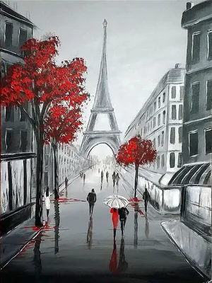 Картина Осень в Париже 30х40см Благовещенская Икона 8241052 купить в  интернет-магазине Wildberries