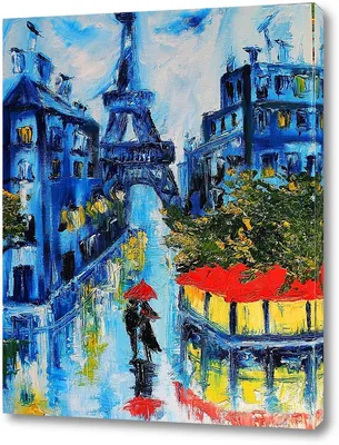 Картина \"Дождь. Париж. Осень\"