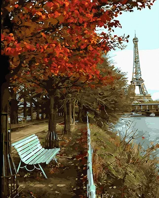 Картина по номерам Осень в Париже (Farba) Купить недорого в Минске, Беларуси