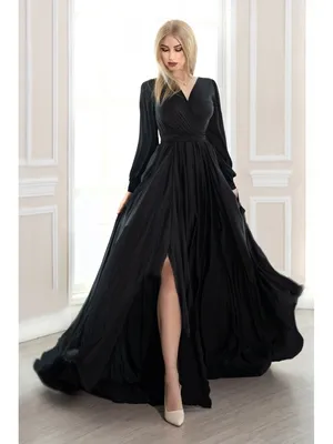 Вечернее платье с запахом шелковое праздничный наряд Cosmoqueen 40510373  купить за 3 900 ₽ в интернет-магазине Wildberries
