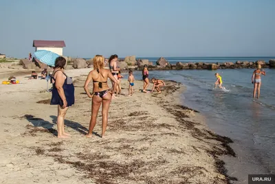 На Херсонские пляжи начали возвращаться отдыхающие. Они не боятся  украинской угрозы