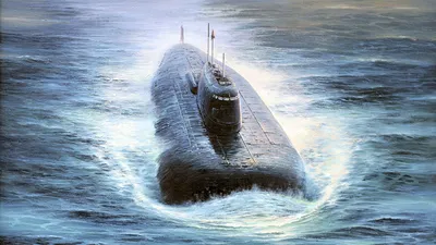 Картинки Подводные лодки Рисованные Армия