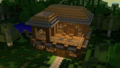 Как построить красивые дом в Minecraft