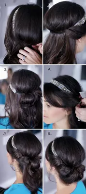 Прическа в греческом стиле - простой фотоурок | Hairstyle Steps l Сайт о  прическах