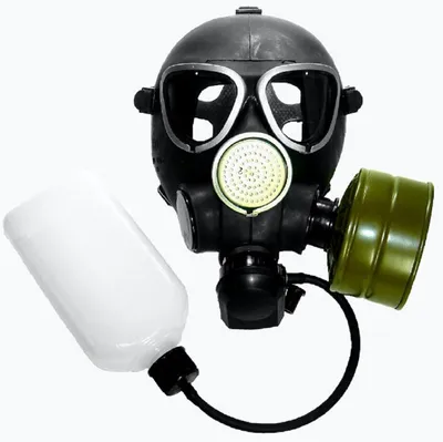 Противогаз гражданский ГП-7ВМ (аналог военного ПМК) с пластиковой флягой, с  хранения - Защита органов дыхания / химическая защита купить по низким  ценам в интернет-магазине OZON