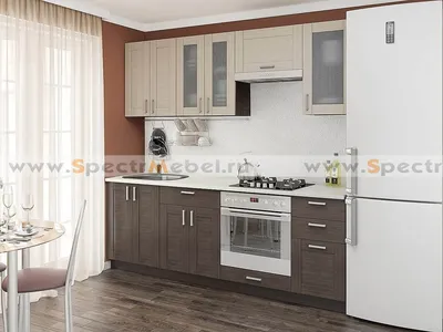 Кухонный гарнитур Loft 2,2 м комбинированный — купить прямые кухни в  интернет-магазине СпектрМебель