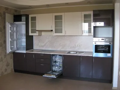 Кухонный гарнитур прямой, 2-цветный от компании Бау Мебель купить в городе  Пятигорск
