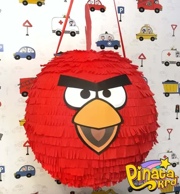 Пиньята Птичка Энгри Бёрд Pinata Angry Birds | Пиньята, Ремесла, Птичка