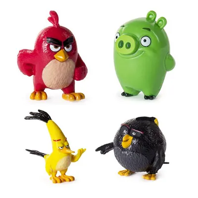 90509 Игровой набор Angry Birds из 4 сердитых птичек купить в Минске