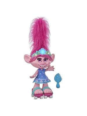 Интерактивная игрушка Trolls 2 Розочка Танцующие волосы, E9459 TROLLS  33874653 купить в интернет-магазине Wildberries