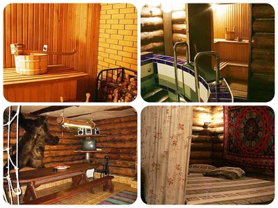 Банька, русская баня на дровах в стиле ОХОТНИЧЕГО ДОМИКА