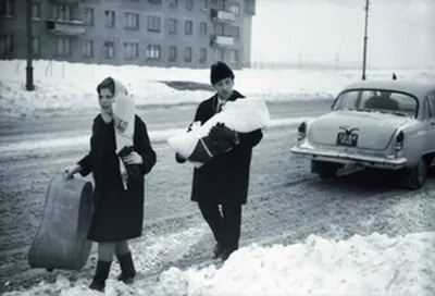 Выписка из роддома. 1956г | Photo, Couple photos, Scenes