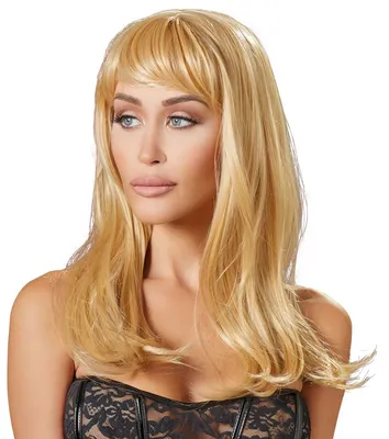 Парик Orion с косой челкой блонд Парик цвета блонд с косой челкой, арт  100032480223, цена 3771 р., фото и отзывы | studio11.ru