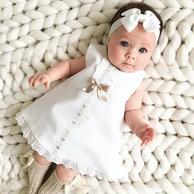 Белое платье для крещения для маленьких девочек, милая одежда для крестин  для новорожденных девочек, платье для первого дня рождения, платье для  маленьких девочек, Bebe Fille - купить по выгодной цене | AliExpress