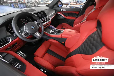 Фото отчет по перетяжке кожей BMW X6 (G06)