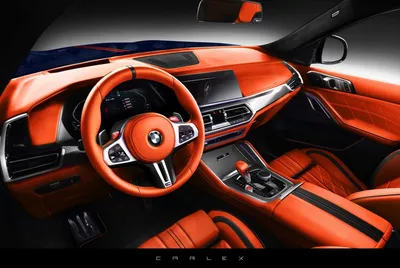 BMW X6 M с салоном цвета Lamborghini Orange от Carlex Design :: Новости BMW  :: RU BMW