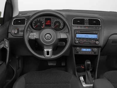 Салон Volkswagen Polo седан 4 дв., 5 поколение, 2009 - наст.вр. — Wagens.ru