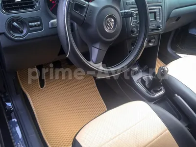 Автоковрики для Volkswagen Polo V (седан) 2010 - 2020 купить в Новосибирске  - «Prime Avto»