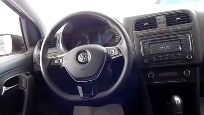 Volkswagen Polo Sedan 2015 рестайлинговая версия . Интерьер - YouTube