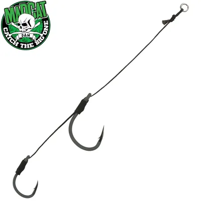 Готовые оснастки на сома MADCAT® A-STATIC CLONK TEASER RIG купить за 435  руб.435 руб. - Магазин Carpology.ru