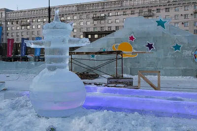 Какие скульптуры украсят ледовый городок в Челябинске
