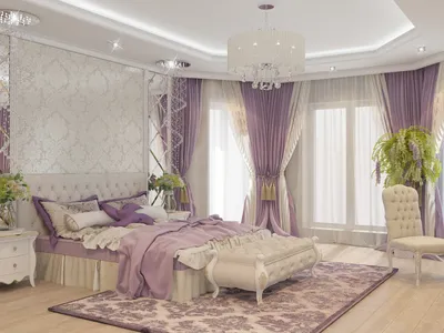 Спальня в большом доме - Студия дизайна «Малина»