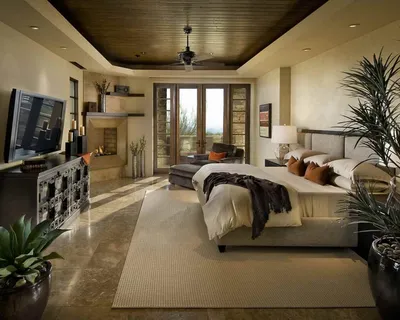 Дизайн спальни в мансарде дома из бревна. Компания АЗБУКА ЛЕСА