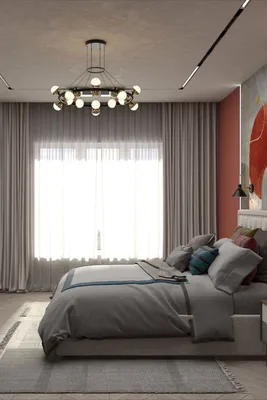 Дизайн спальни в частном доме в современном стиле | Дизайн, Спальня  квартира, Дом