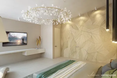 Светлый интерьер спальни в частном доме - Дизайн интерьера - Портфолио -  Олеся Бирюкова