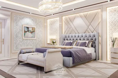 Элитные интерьеры спален в доме ⋆ Студия дизайна элитных интерьеров Luxury  Antonovich Design
