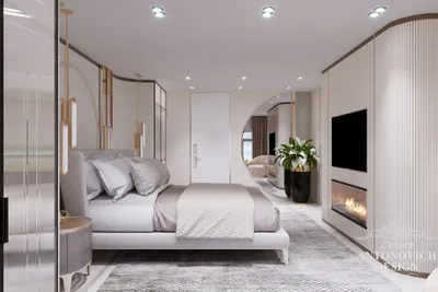 Разнообразие текстур и материалов в интерьере спальной комнаты ⋆ Студия  дизайна элитных интерьеров Luxury Antonovich Design